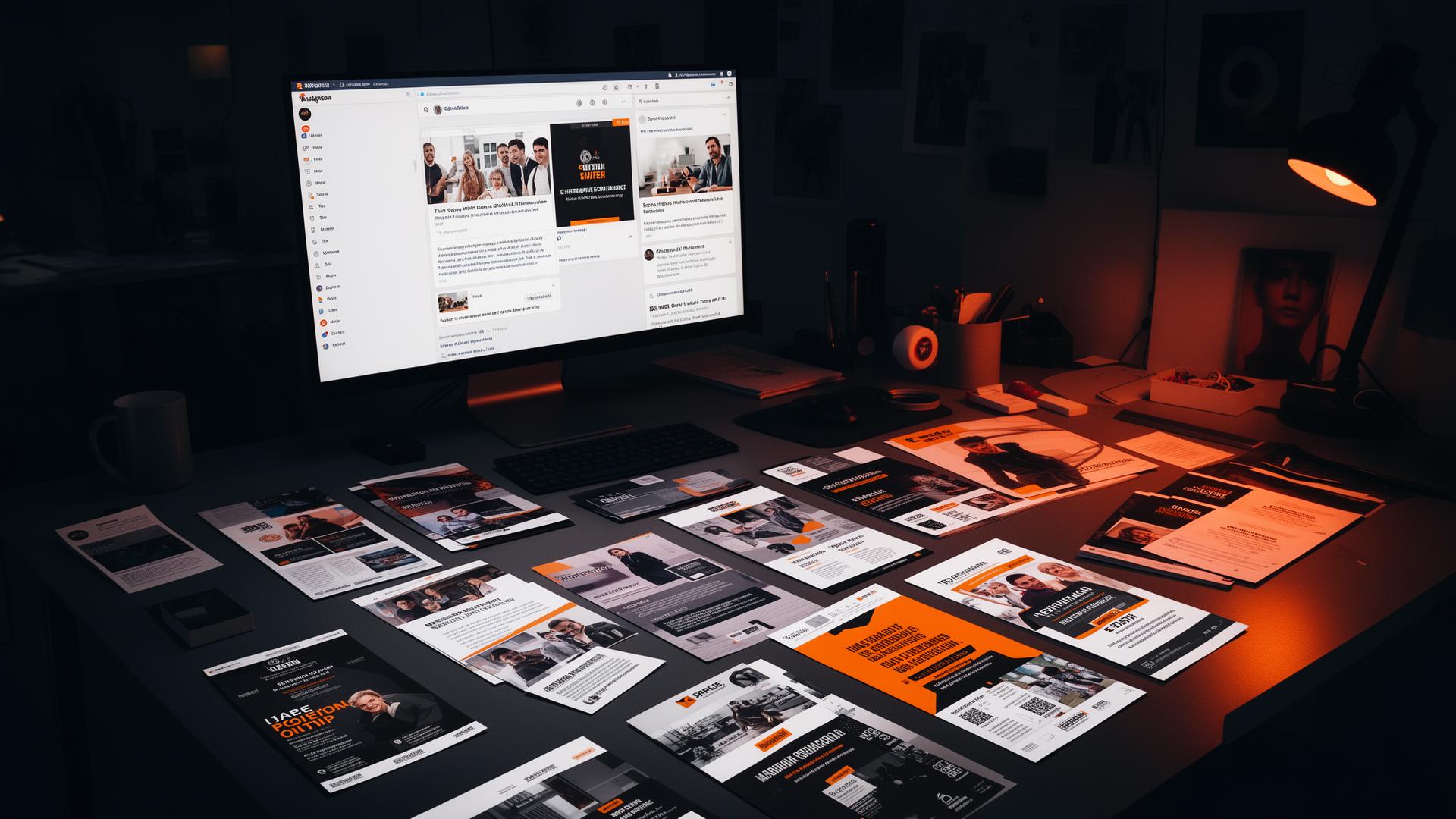 Graphic design and marketing work by Alvin Jampazar