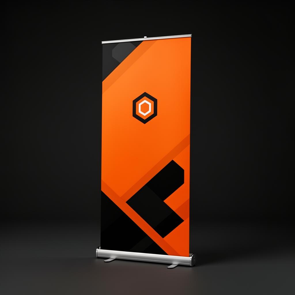 Roll-up banner design