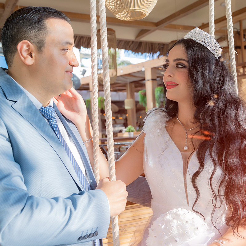 Cinematic wedding photography